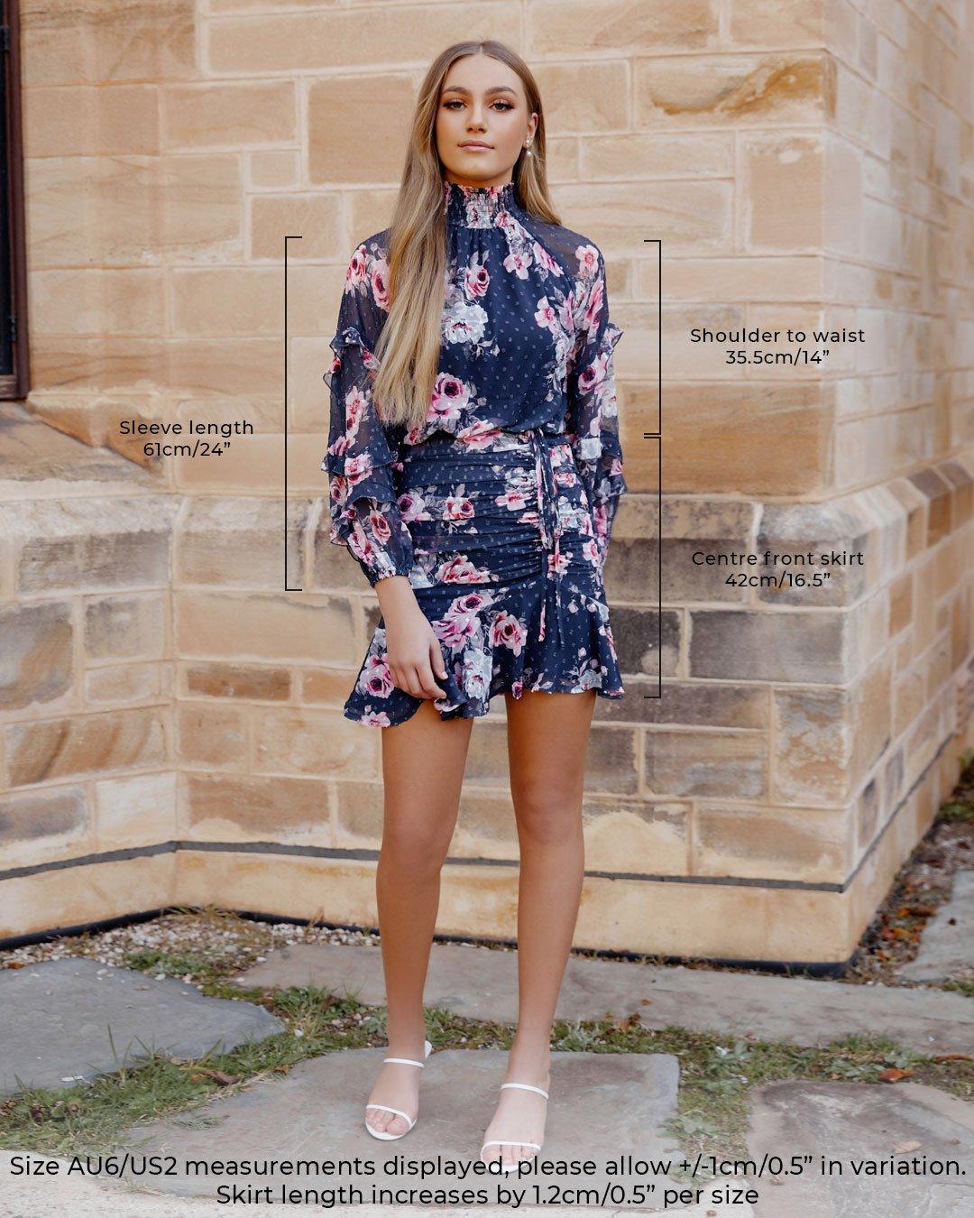 Piper Dress - White Floral