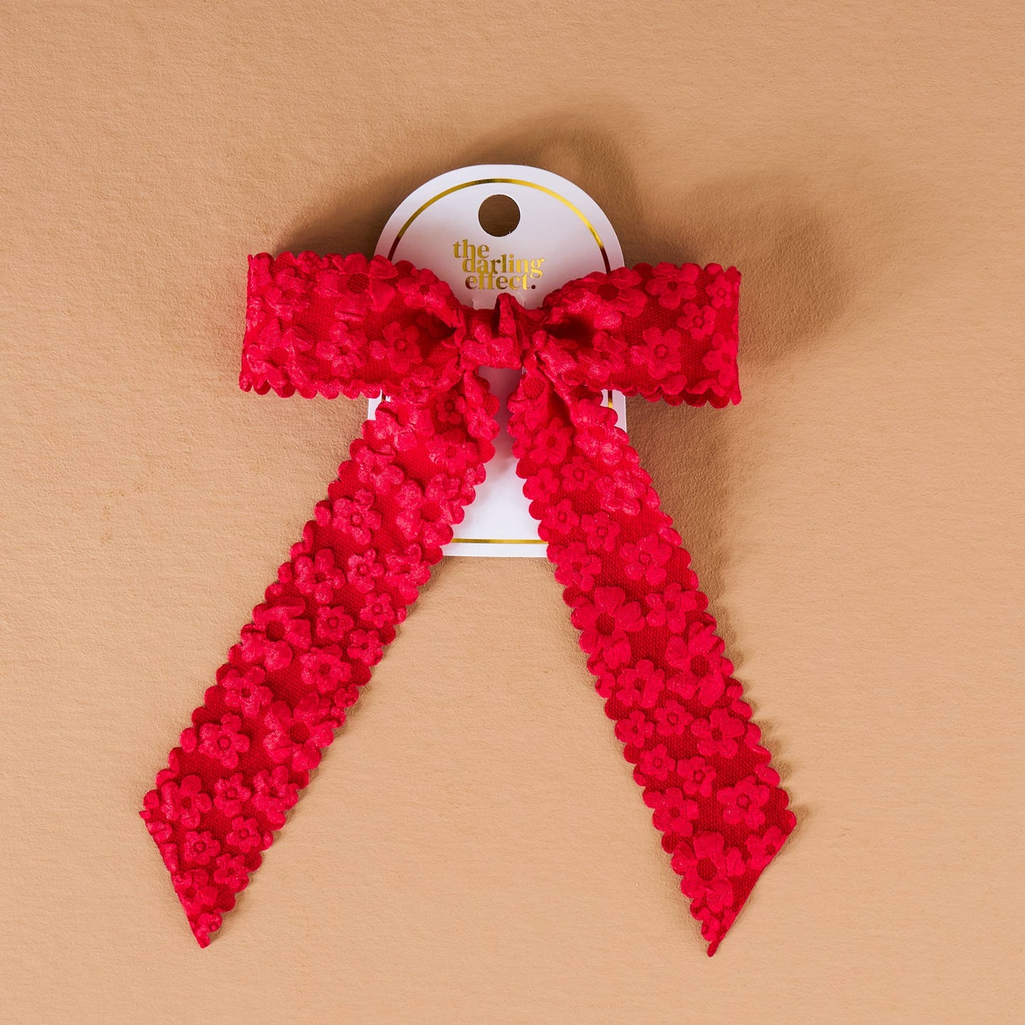 Be Mine Red Hair Bow Barette