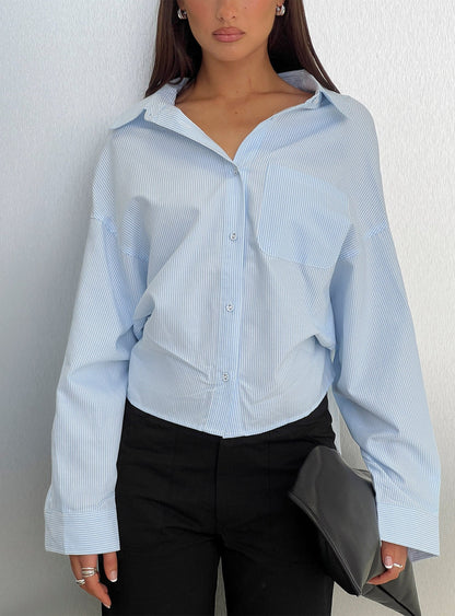 Chips Are Down Shirt Blue