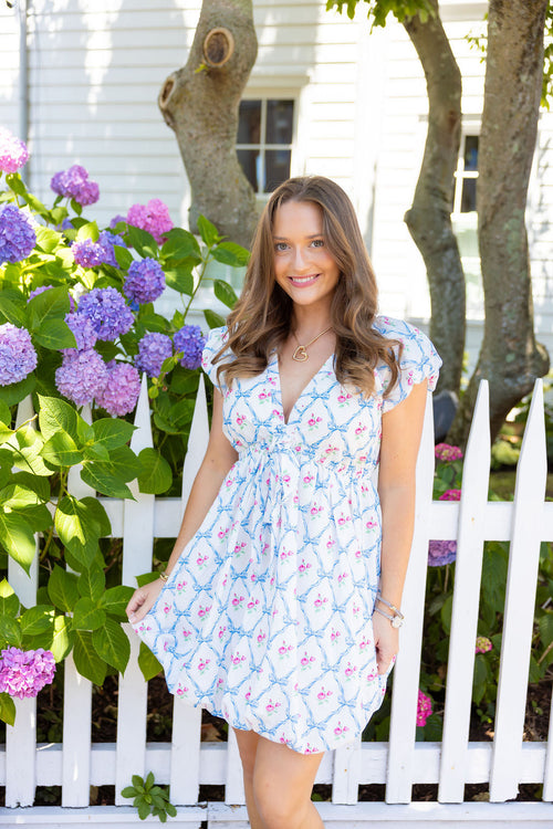 The Michelle Coquette Bubble Mini Dress