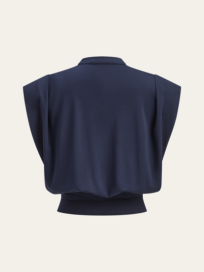 V-Neck Batwing Sleeve Top