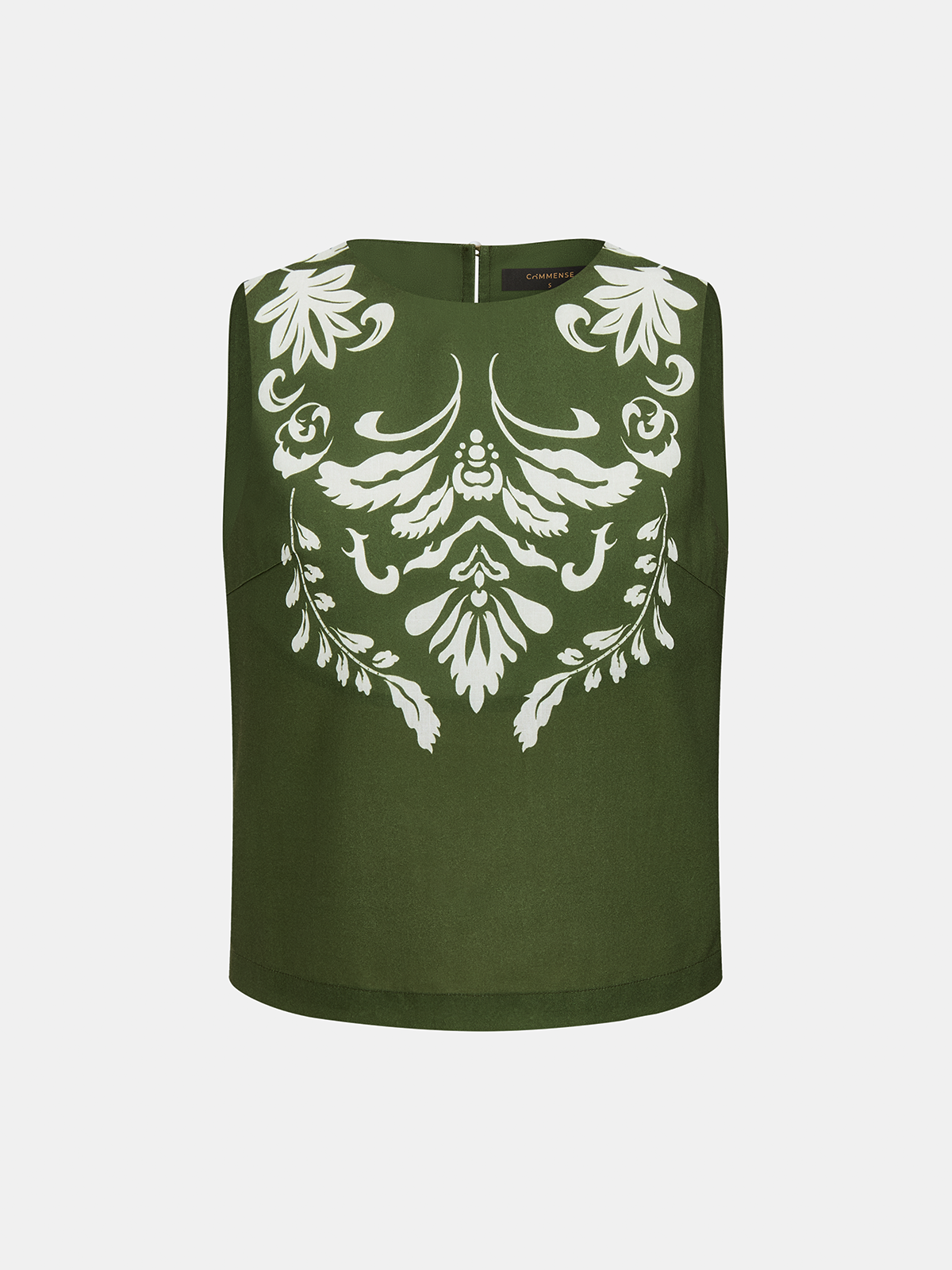 Printed Sleeveless Top & Midi Skirt Set