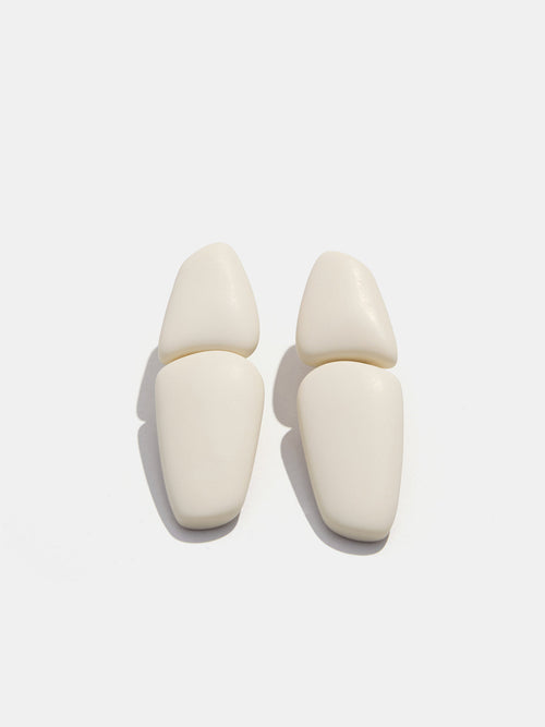 Irregular Geometric Resin Stud Earrings