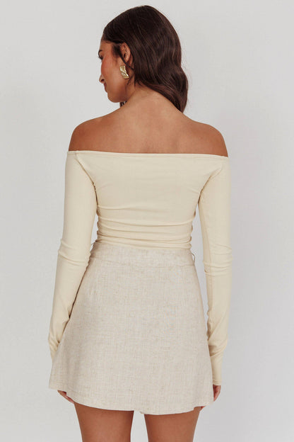 Euphoria Linen Skort Sand