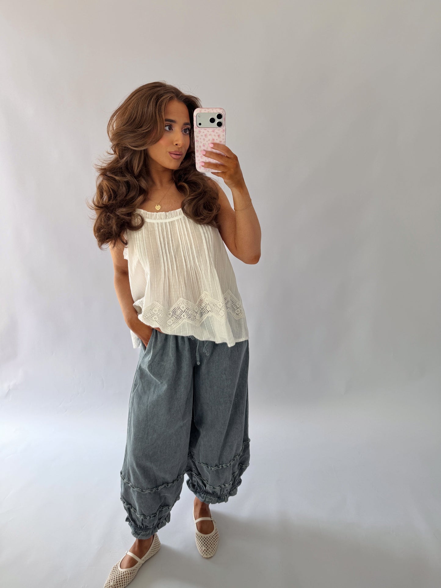 Bonnie Ruffle Bloomer Jeans RESTOCK