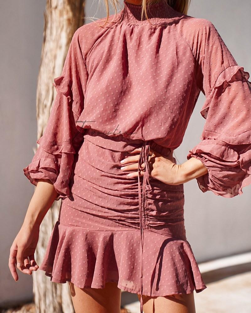 Piper Dress - Mauve