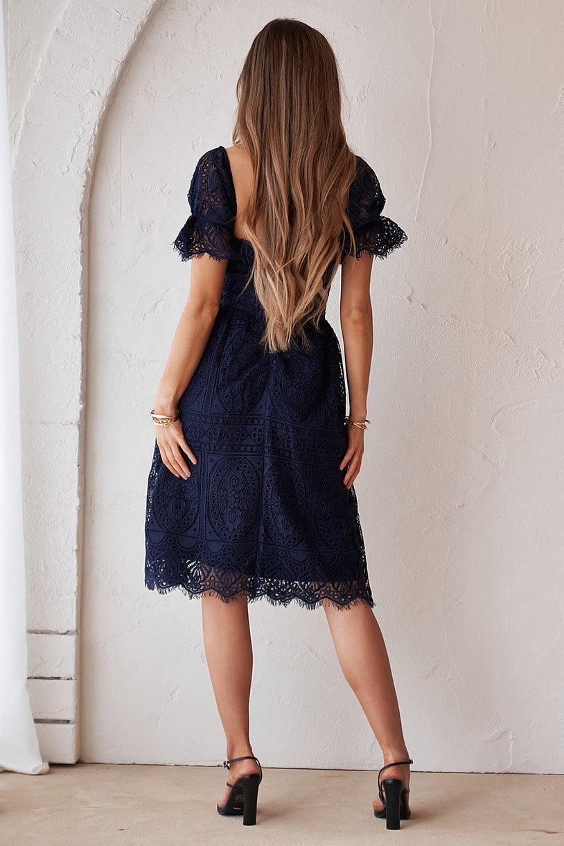 Remie Dress - Navy