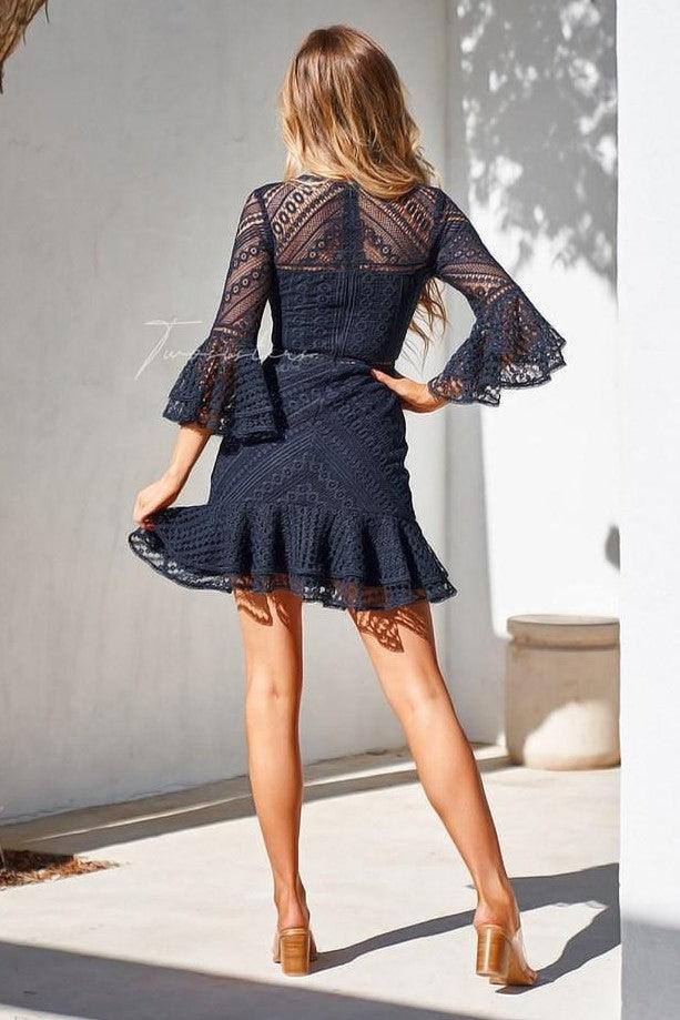Stacey Dress - Navy