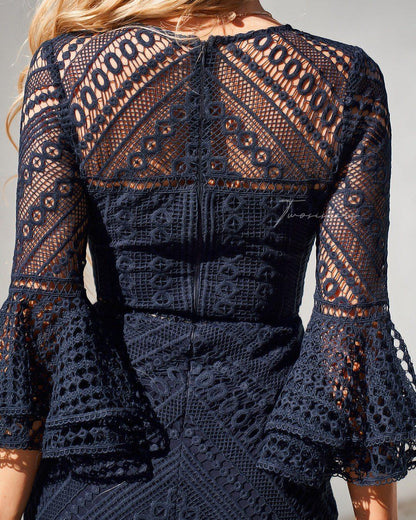 Stacey Dress - Navy