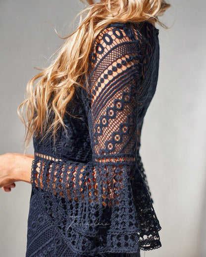 Stacey Dress - Navy